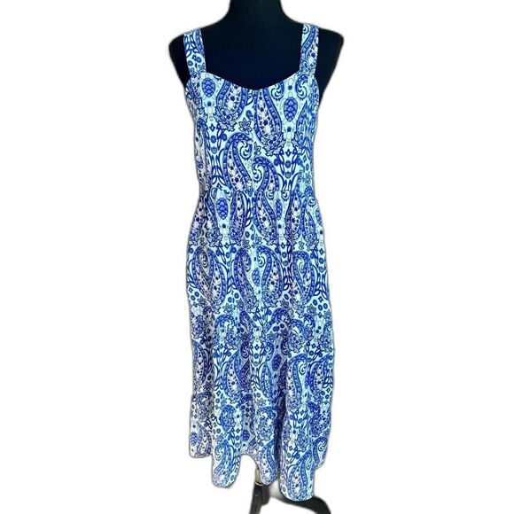 Simply Southern Dresses & Skirts - Simply Southern Blue Nautical Print Sundress - Size Small